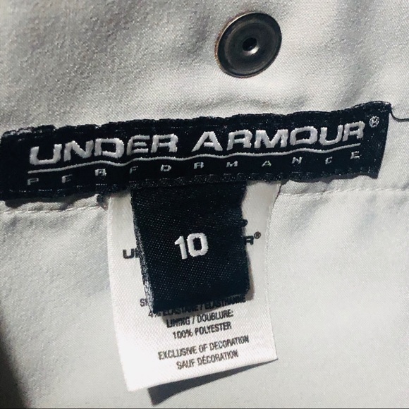 Under Armour Performance Khaki Athletic Shorts - Picture 3 of 5